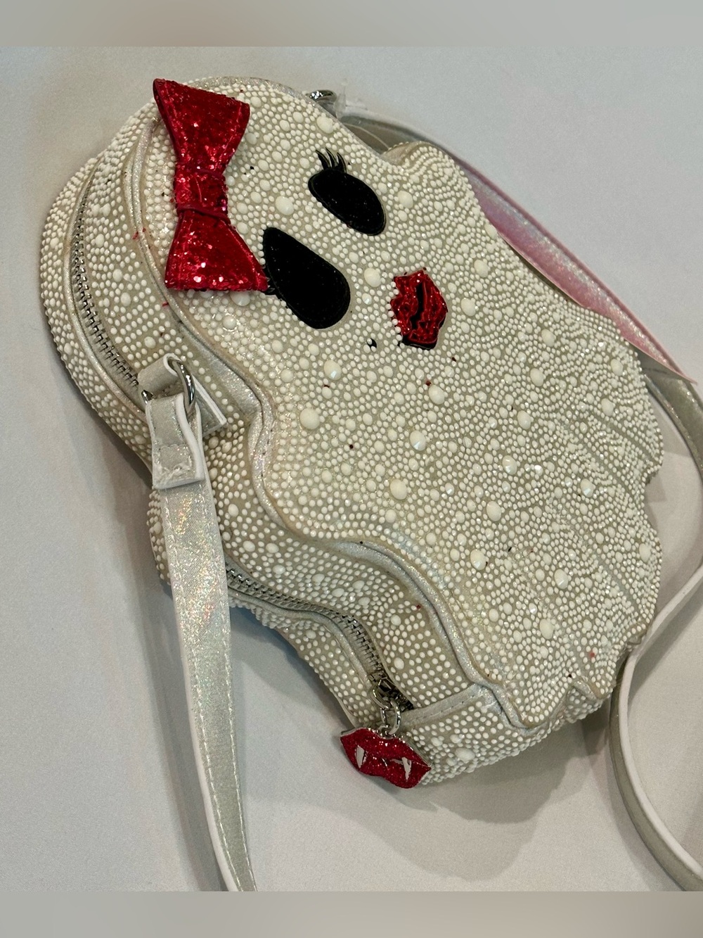 Betsey Johnson Boo Tiful Ghoul Ghost Crossbody Bag - Picture 5 of 8
